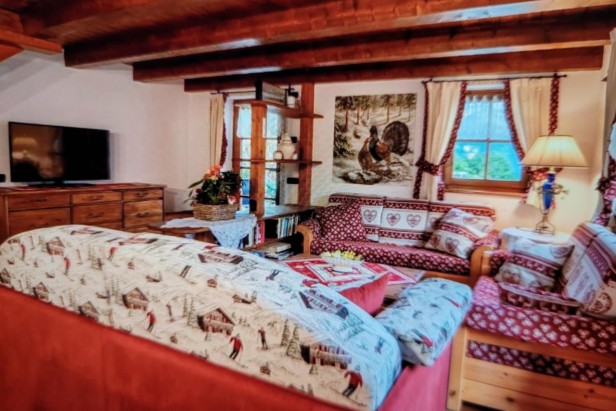 Chalet Berghof l'Aret - Living area