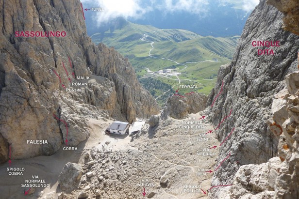 Rifugio Toni Demetz Sassolungo Dolomiti