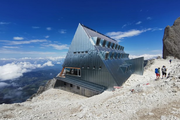 Passo Santner Mountain Hut, Catinaccio, Dolomites